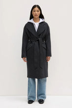 Load image into Gallery viewer, Sadie Single Breasted Wool Coat Charcoal Marle
