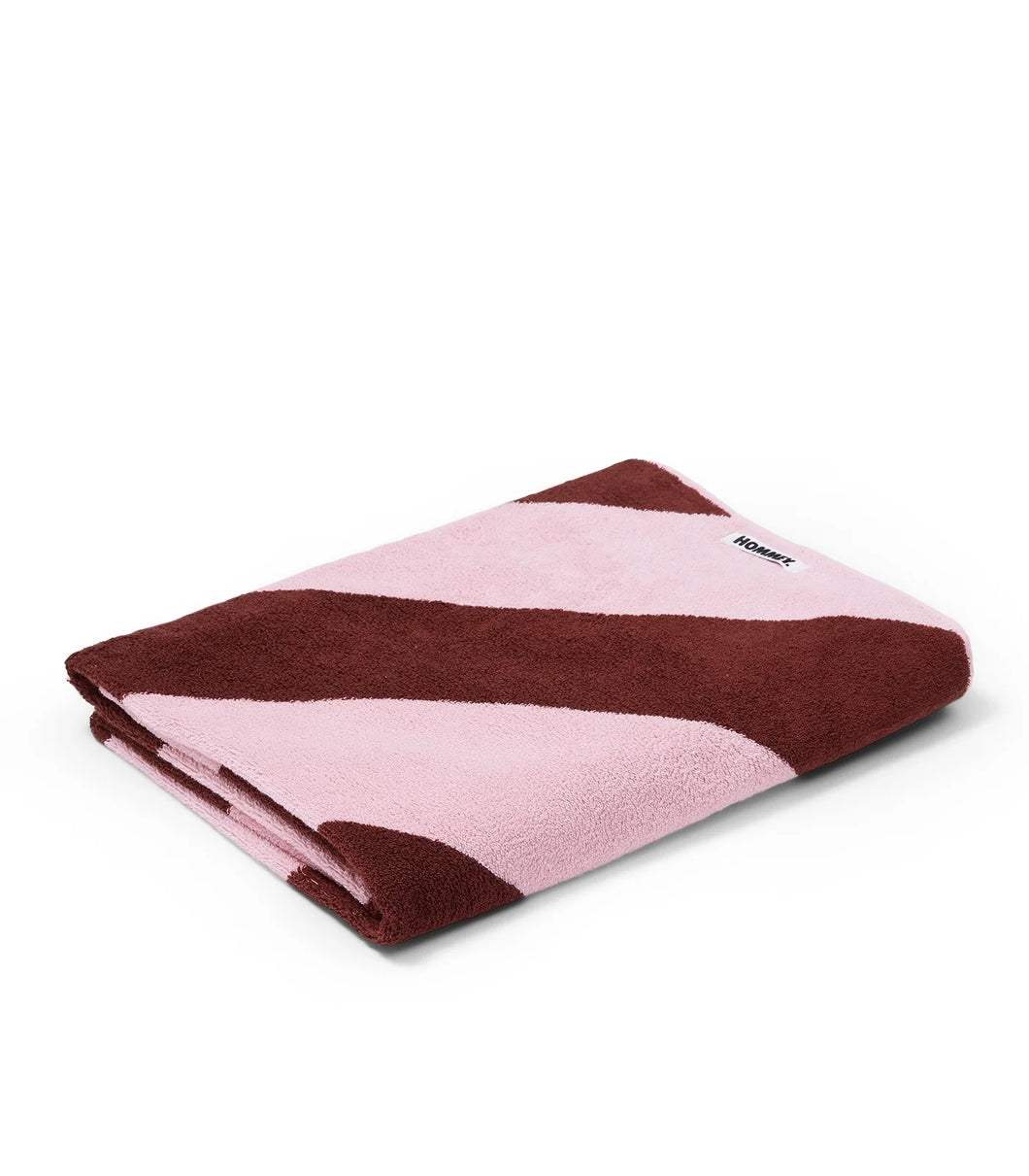 Hommey Beach Towel - Rocky Road Stripe