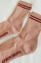 Load image into Gallery viewer, Boyfriend Sock Vintage Pink
