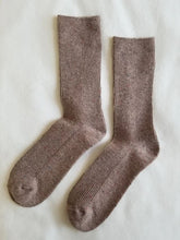 Load image into Gallery viewer, Snow Socks Mauve
