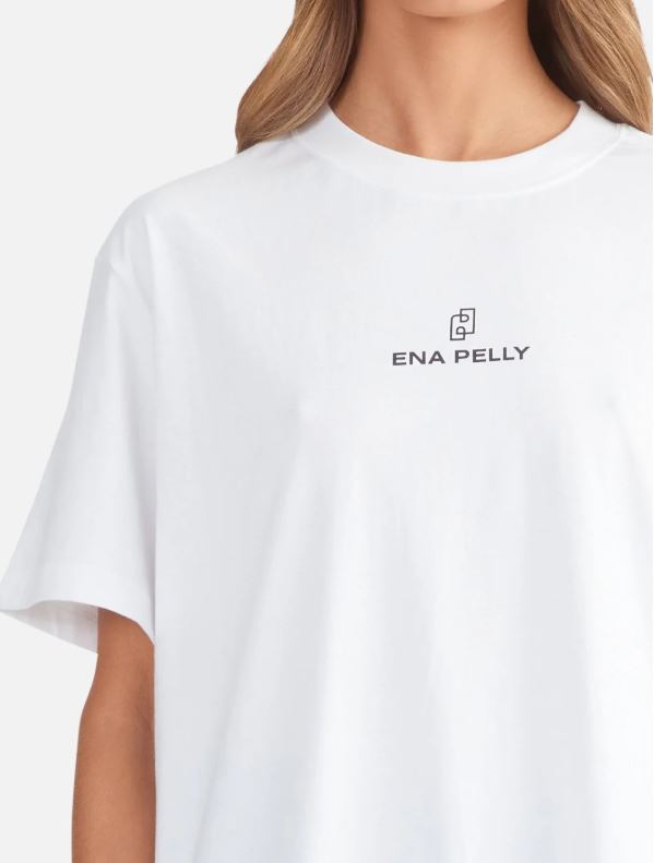 Lexi Monogram Tee White