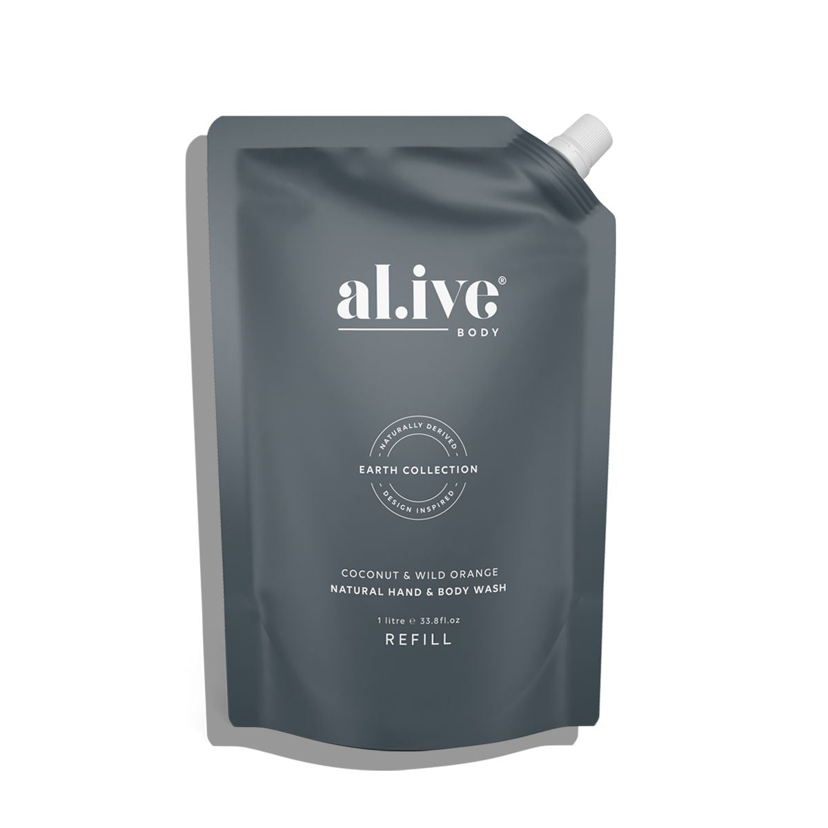 AL.IVE - Wash Refill 1ltr Pouch, Coconut & Wild Orange