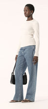 Load image into Gallery viewer, Nola Long Sleeve Top White Marle
