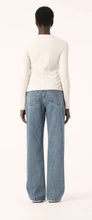 Load image into Gallery viewer, Nola Long Sleeve Top White Marle
