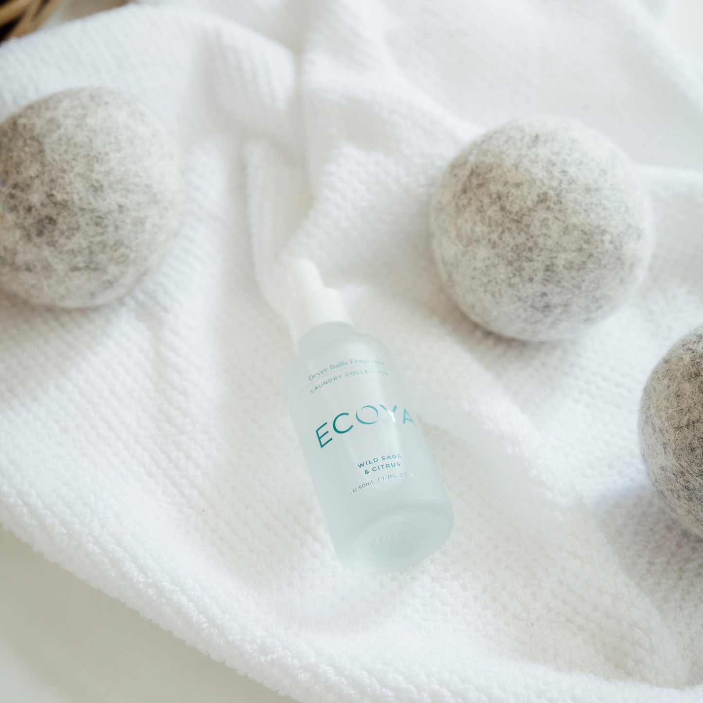 ECOYA - Dryer Ball Fragrance Dropper, Wild Sage & Citrus