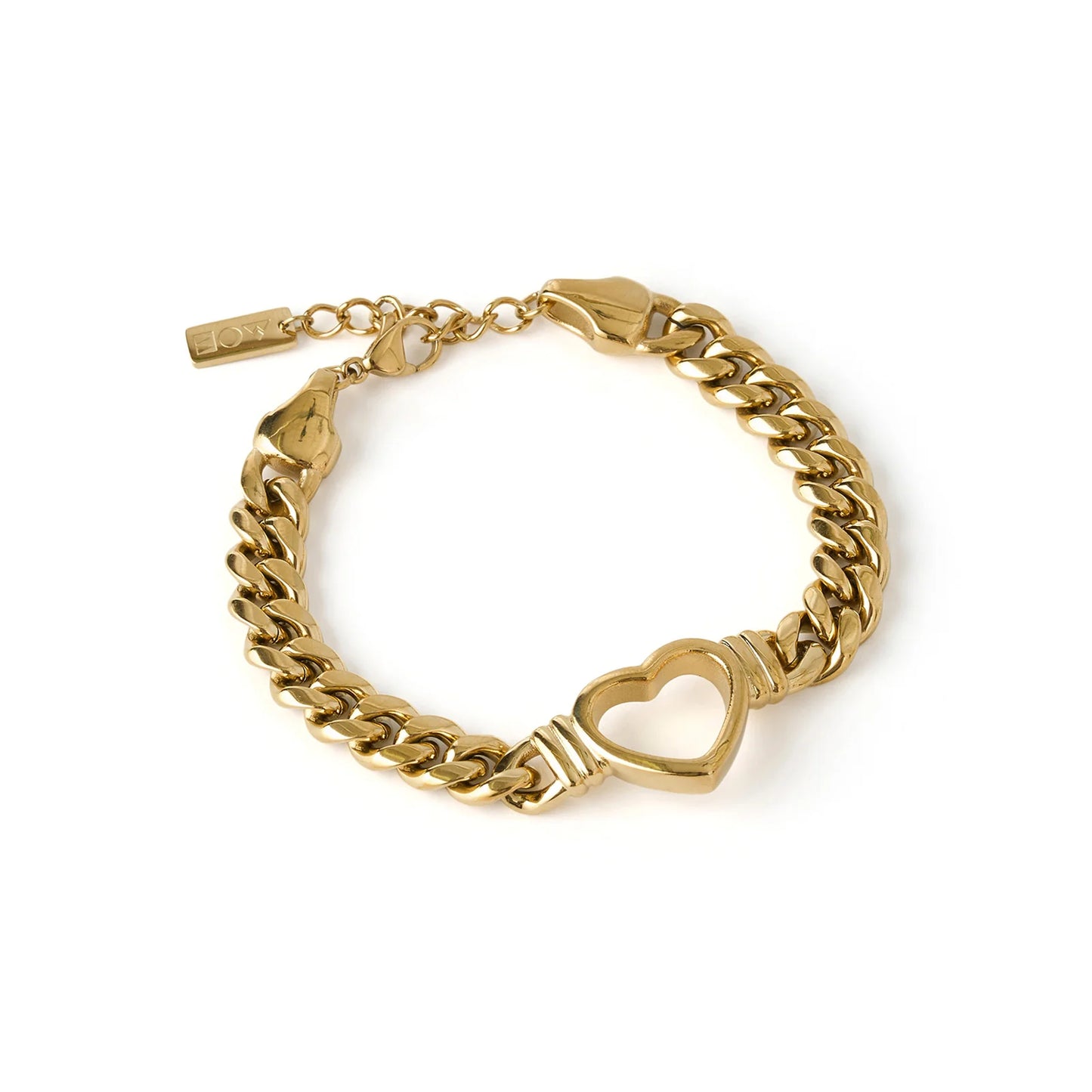 Valentine gold bracelet