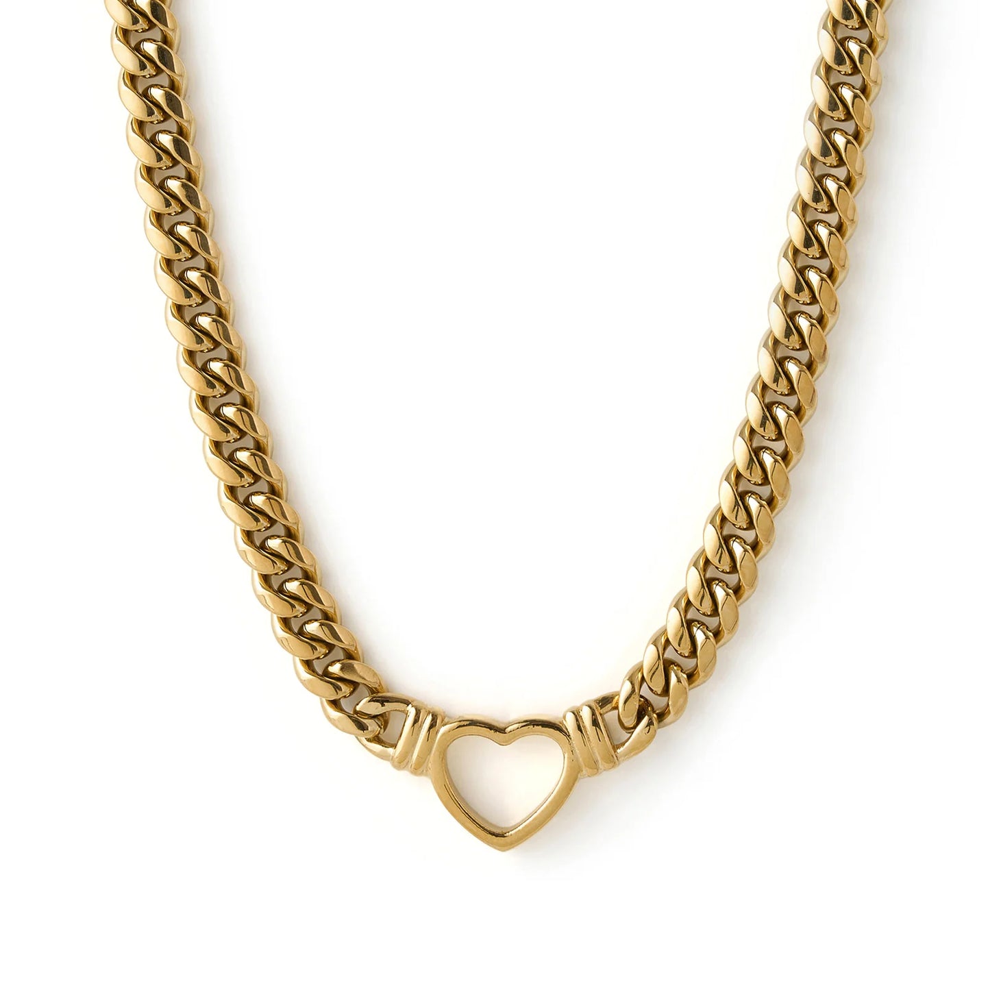 Valentine gold necklace