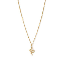 Load image into Gallery viewer, Boa gold necklace
