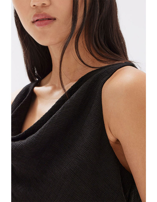 ASSEMBLY LABEL - Reign Textured Top, Black