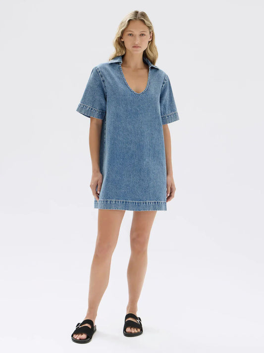 ASSEMBLY LABEL - Genevieve Denim Mini Dress