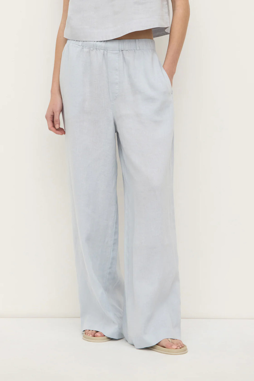 Everyday Linen Pant Cloud