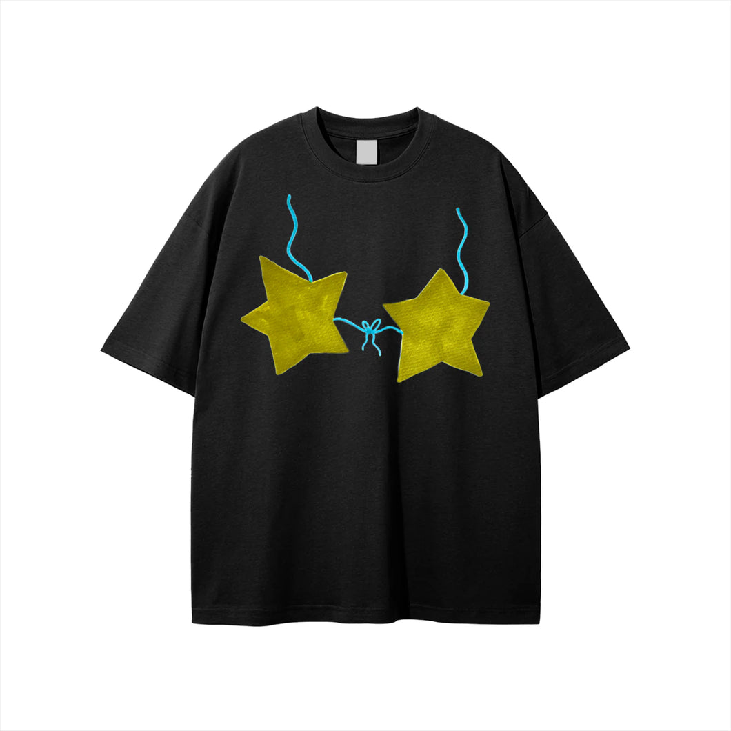 Green Starkini Tee Black