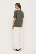 Load image into Gallery viewer, Womens Atelier Logo Tee Moss
