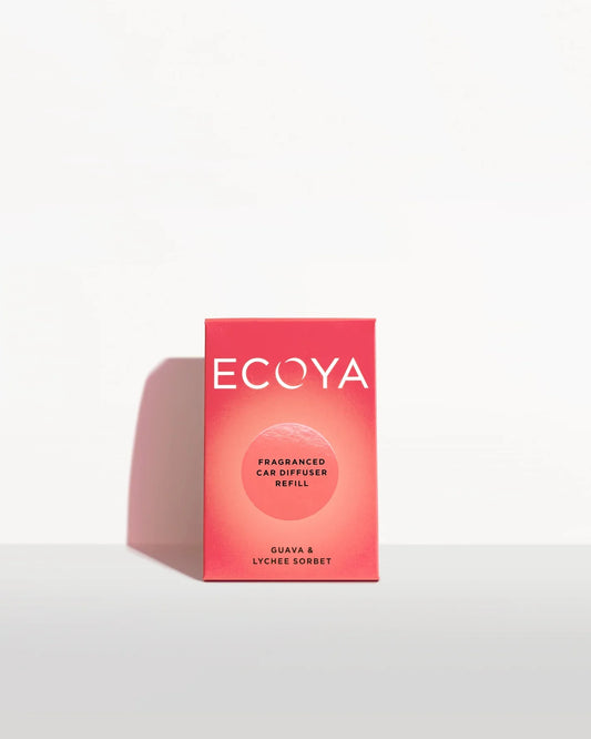 ECOYA - Car Diffuser Refill, Guava & Lychee Sorbet