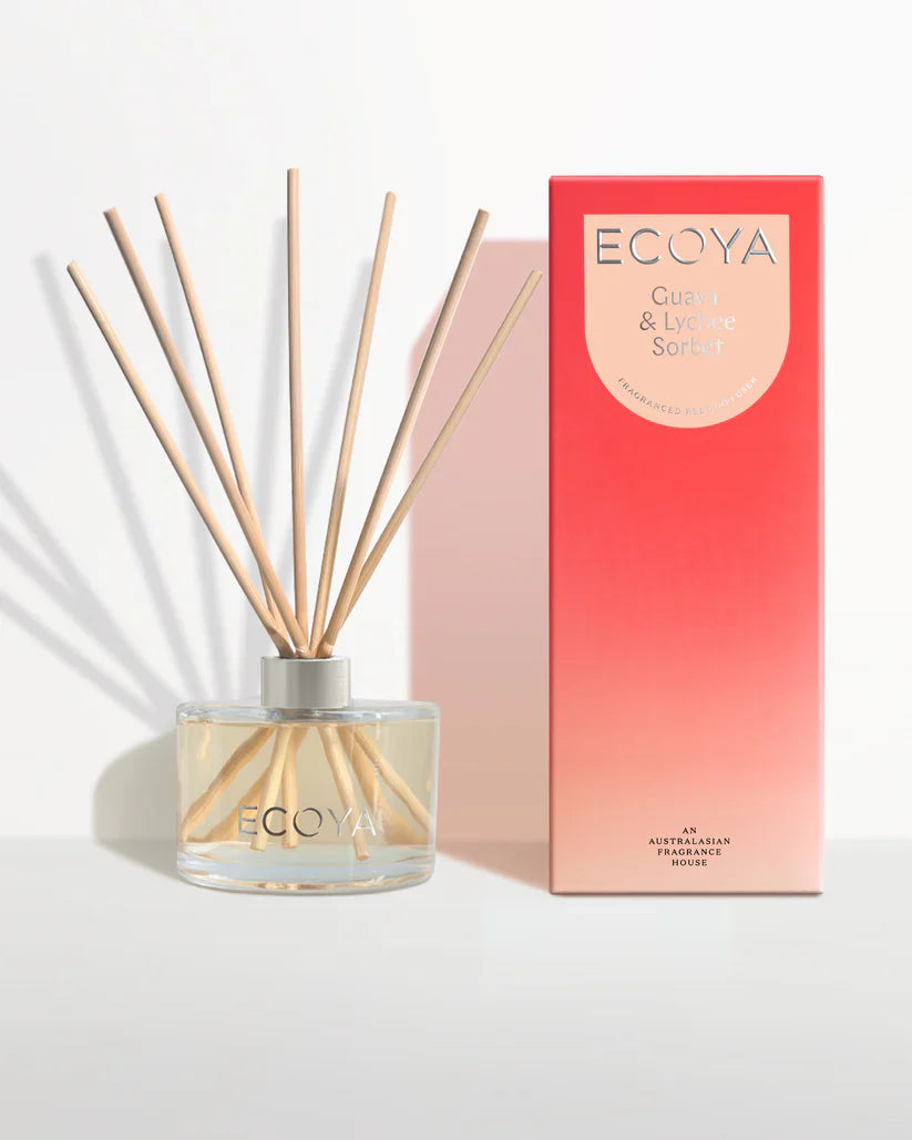 ECOYA - Reed Diffuser, Guava & Lychee Sorbet