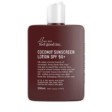 Load image into Gallery viewer, Coconut Sunscreen Lotion SPF 50+
