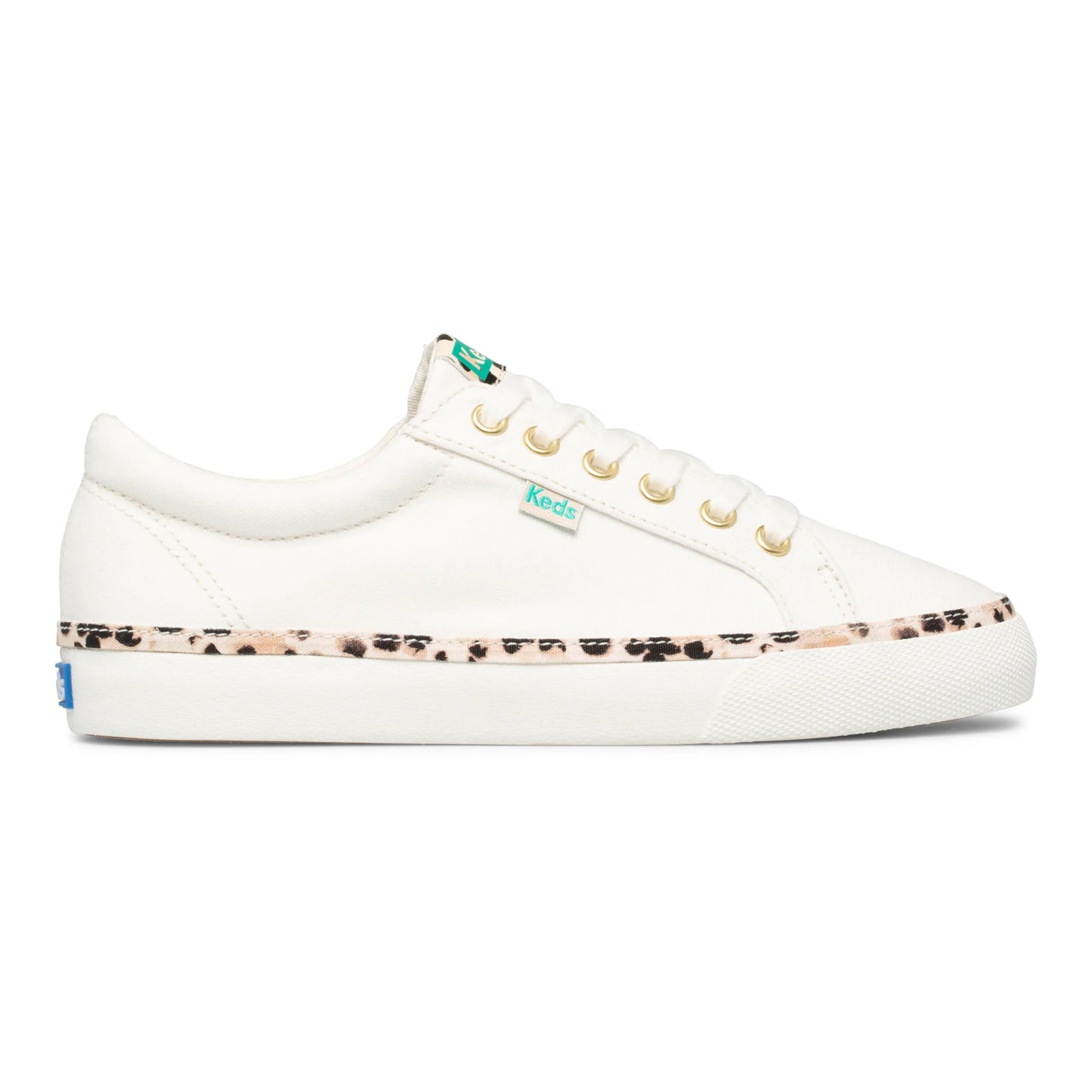 Jump Kick Leopard Canvas - Cream